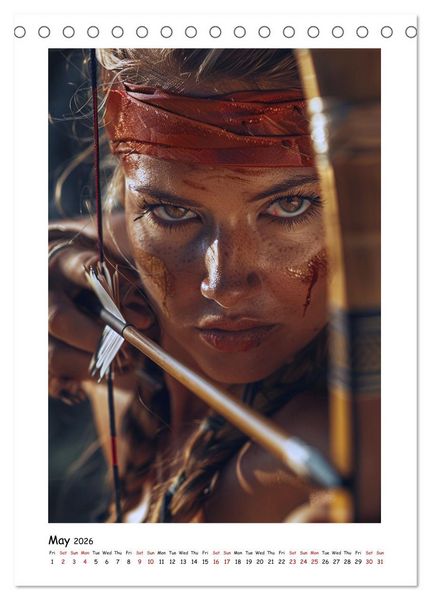 Produktbild: The Timeless Art of Archery (Desk Calendar 2026 DIN A5 portrait), CALVENDO 12 Month DeskCalendar