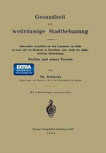 Produktbild: Gesundheit und weitr&auml;umige Stadtbebauung