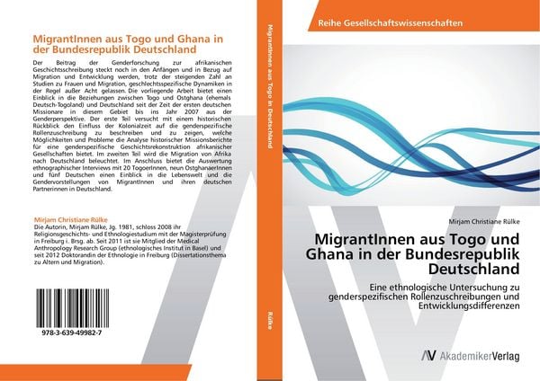 Produktbild: MigrantInnen aus Togo und Ghana in der Bundesrepublik Deutschland