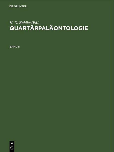 Produktbild: Quart&auml;rpal&auml;ontologie. Band 5