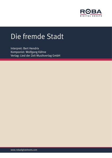 Produktbild: Die fremde Stadt