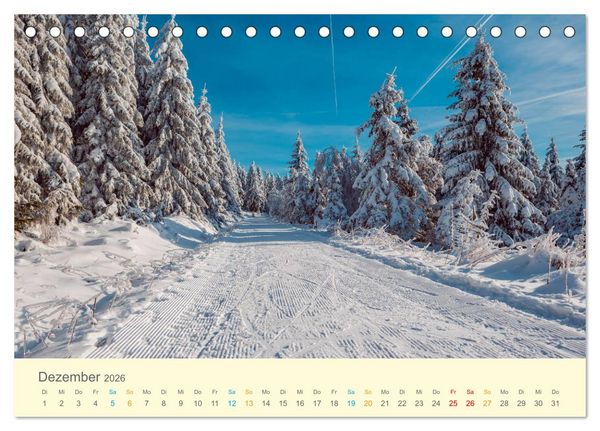 Produktbild: Wanderwege - zu Fu&szlig; in Europa (Tischkalender 2026 DIN A5 quer), CALVENDO Monatskalender