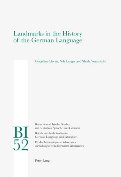 Produktbild: Landmarks in the History of the German Language