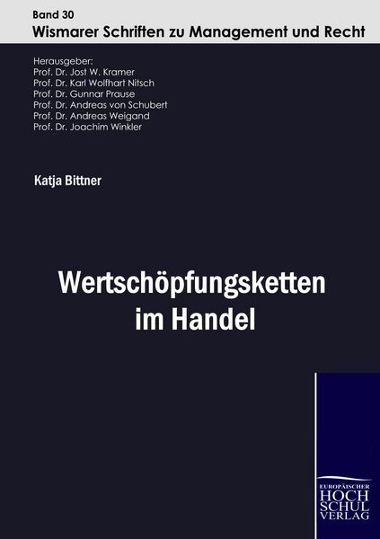 Produktbild: Wertsch&ouml;pfungsketten im Handel