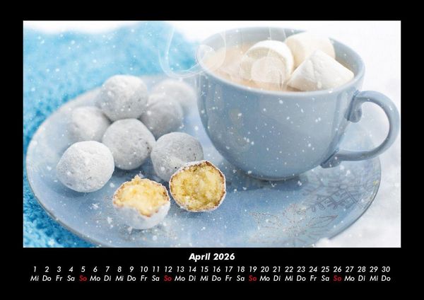 Produktbild: World of Sweets 2026 Fotokalender DIN A3