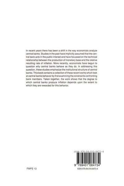 Produktbild: Central Bankers, Bureaucratic Incentives, and Monetary Policy