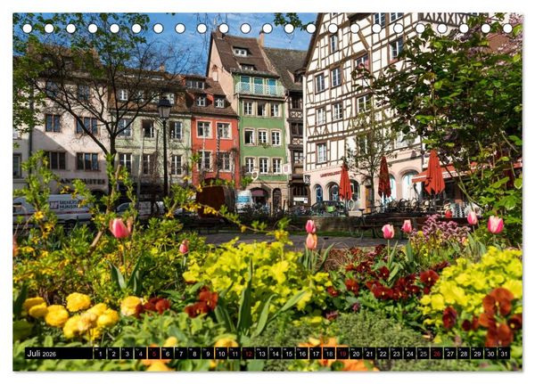 Produktbild: Frankreich - Strasbourg (Tischkalender 2026 DIN A5 quer), CALVENDO Monatskalender