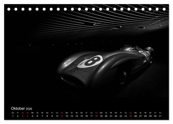 Produktbild: Black-Schwarz-Noir 2026 (Tischkalender 2026 DIN A5 quer), CALVENDO Monatskalender