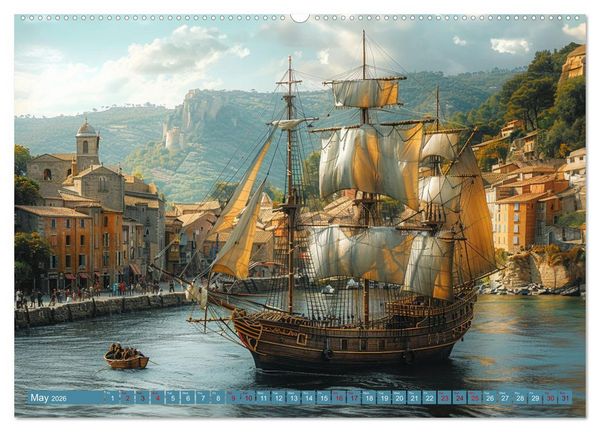 Produktbild: Sailing Through Seasons (Wall Calendar 2026 DIN A2 landscape), CALVENDO 12 Month Wall Calendar