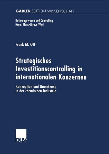 Produktbild: Strategisches Investitionscontrolling in internationalen Konzernen