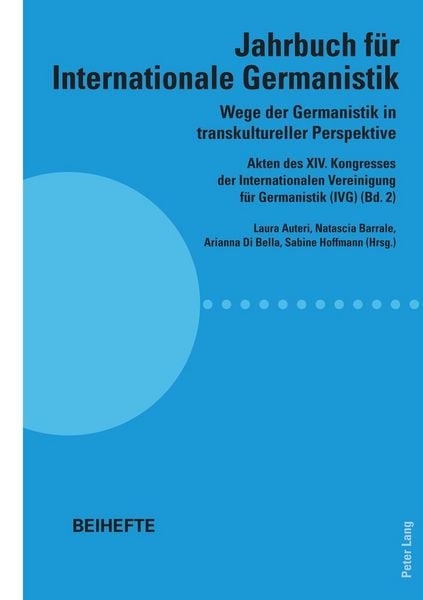 Produktbild: Wege der Germanistik in transkultureller Perspektive