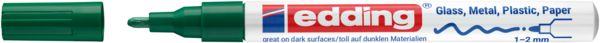 Produktbild: Edding 751 4-751-9-004 Lackmarker Gr&uuml;n 1 mm, 2 mm