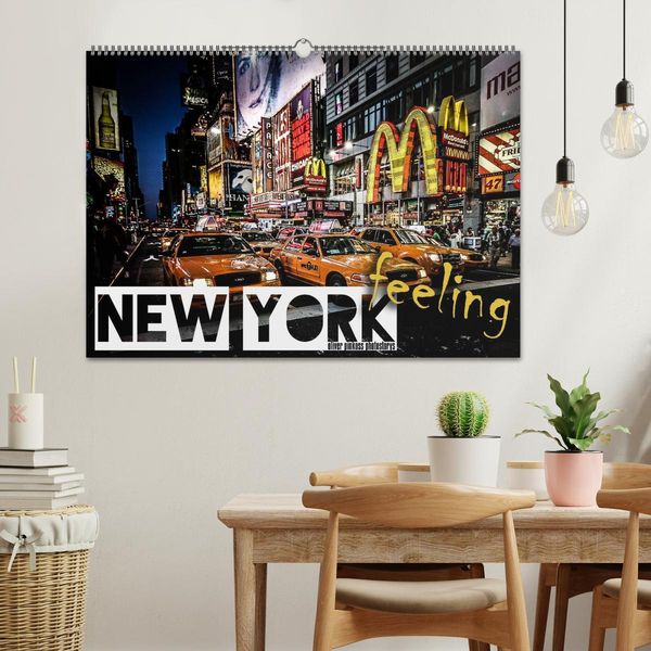 Produktbild: New York feeling (Wandkalender 2026 DIN A2 quer), CALVENDO Monatskalender