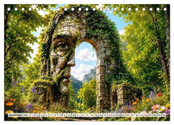 Produktbild: Die W&auml;chter der Erde (Tischkalender 2027 DIN A5 quer), CALVENDO Monatskalender