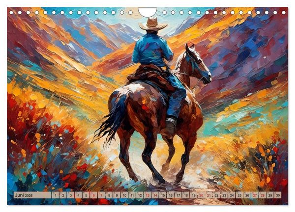Produktbild: Wild West Moments (Wandkalender 2026 DIN A4 quer), CALVENDO Monatskalender