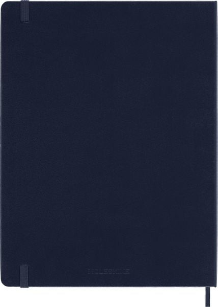 Produktbild: Moleskine 12 Monate Wochen Notizkalender 2027, XL, 1 Wo = 1 Seite, rechts linierte Seite, Fester Einband, Saphir