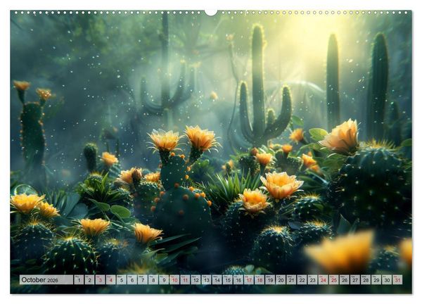 Produktbild: Prickly Cactus Journey (Wall Calendar 2026 DIN A2 landscape), CALVENDO 12 Month Wall Calendar