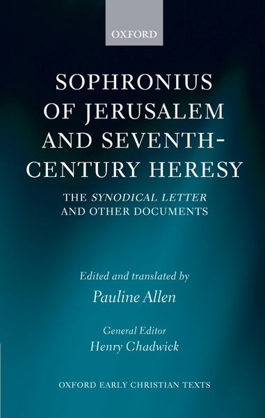 Produktbild: Sophronius of Jerusalem and Seventh-Century Heresy
