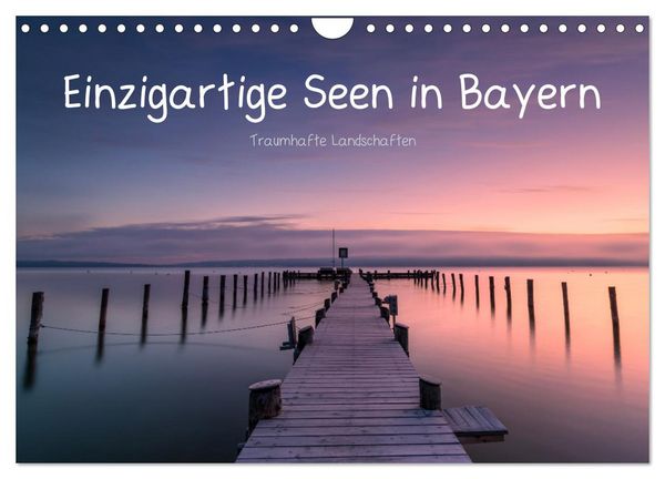 Produktbild: Einzigartige Seen in Bayern (Wandkalender 2026 DIN A4 quer), CALVENDO Monatskalender