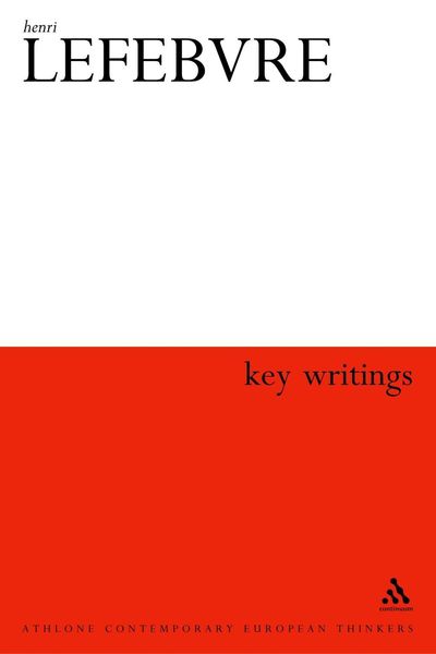 Produktbild: Henri Lefebvre: Key Writings