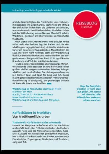 Produktbild: Reisef&uuml;hrer Frankfurt. Stadtf&uuml;hrer inklusive App. Ausflugsziele, Sehensw&uuml;rdigkeiten, Restaurant & Hotels uvm.