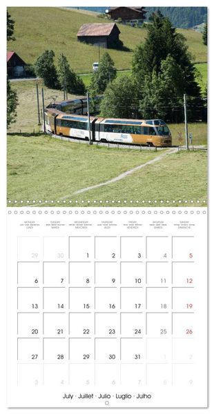 Produktbild: Swiss Trains (Wall Calendar 2026 12 &times; 12 Inch) CALVENDO 12 Month Wall Calendar