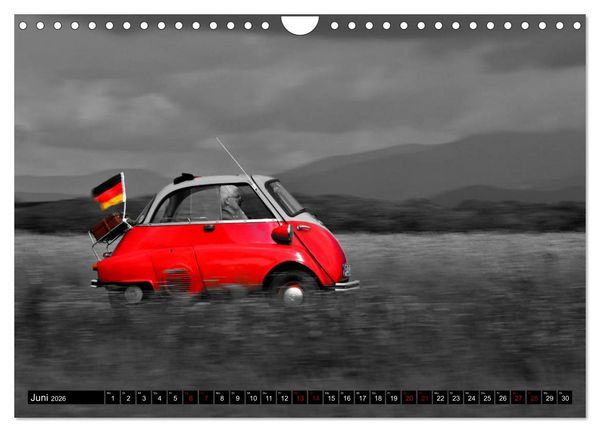 Produktbild: Historische Kleinwagen Made in Germany ART GALERIE (Wandkalender 2026 DIN A4 quer), CALVENDO Monatskalender