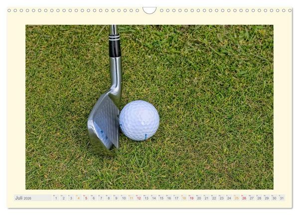 Produktbild: Golf - meine Leidenschaft (Wandkalender 2026 DIN A3 quer), CALVENDO Monatskalender