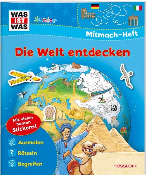 Produktbild: WAS IST WAS Junior Mitmach-Heft Die Welt entdecken