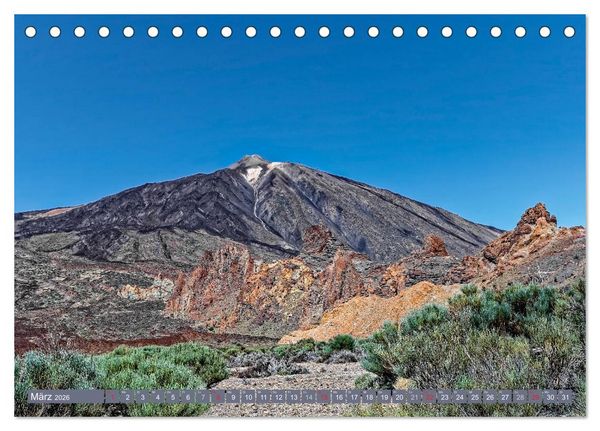 Produktbild: TENERIFFA Kanarischer Inselzauber im Atlantik (Tischkalender 2026 DIN A5 quer), CALVENDO Monatskalender