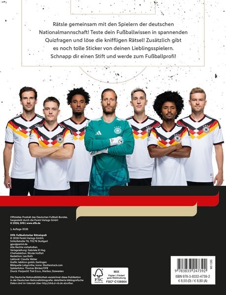 Produktbild: DFB: Fu&szlig;ballstarker R&auml;tselspa&szlig;
