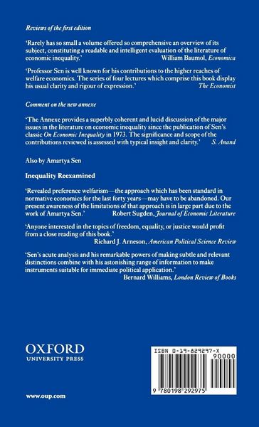 Produktbild: On Economic Inequality