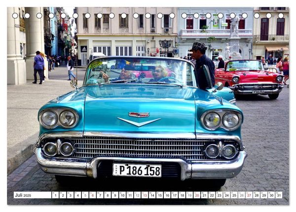 Produktbild: Impala '58 - Ein Chevy der Extraklasse (Tischkalender 2025 DIN A5 quer), CALVENDO Monatskalender