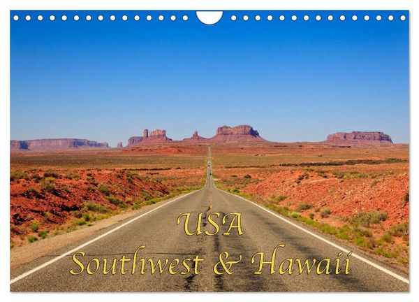 Produktbild: USA Southwest & Hawaii (Wandkalender 2026 DIN A4 quer), CALVENDO Monatskalender
