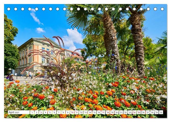 Produktbild: &Uuml;berlingen - Oase am Bodensee (Tischkalender 2027 DIN A5 quer), CALVENDO Monatskalender