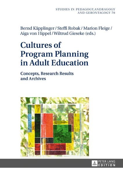 Produktbild: Cultures of Program Planning in Adult Education
