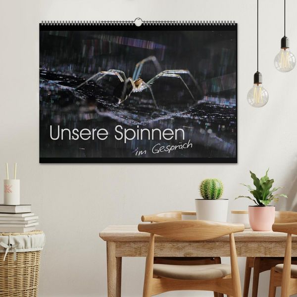 Produktbild: Unsere Spinnen - im Gespr&auml;ch (Wandkalender 2026 DIN A2 quer), CALVENDO Monatskalender