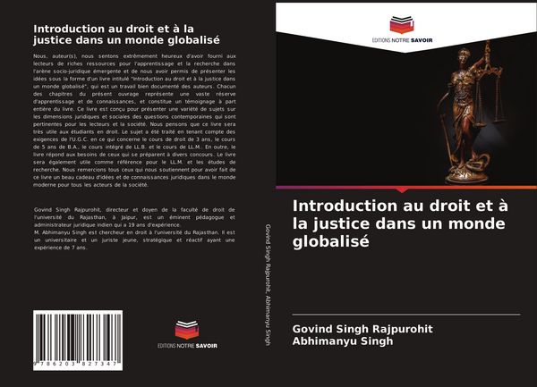 Produktbild: Introduction au droit et &agrave; la justice dans un monde globalis&eacute;