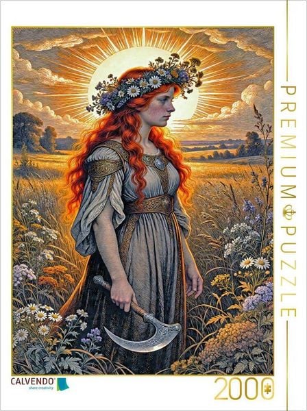 CALVENDO Puzzle Die Braut der Sonnenwende | 2000 Teile Lege-Größe 90x67cm Foto-Puzzle für glückliche Stunden