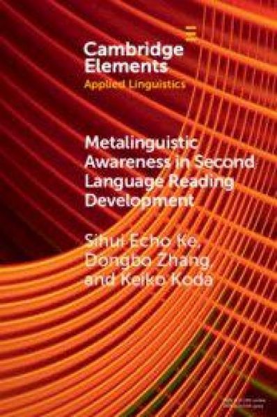 Produktbild: Metalinguistic Awareness in Second Language Reading Development