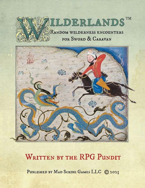 Produktbild: Wilderlands - Random wilderness encounters for Sword & Caravan