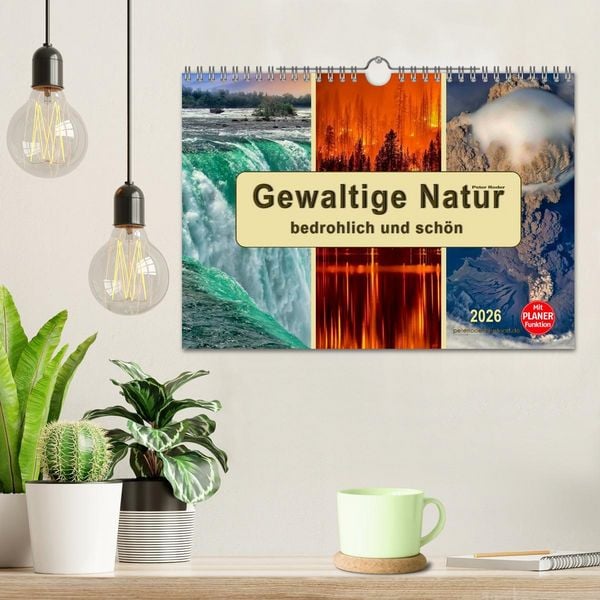 Produktbild: Gewaltige Natur - bedrohlich und sch&ouml;n (Wandkalender 2026 DIN A4 quer), CALVENDO Monatskalender