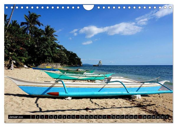 Produktbild: Kontrastreiche Philippinen (Wandkalender 2026 DIN A4 quer), CALVENDO Monatskalender