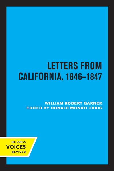Produktbild: Letters from California 1846-1847