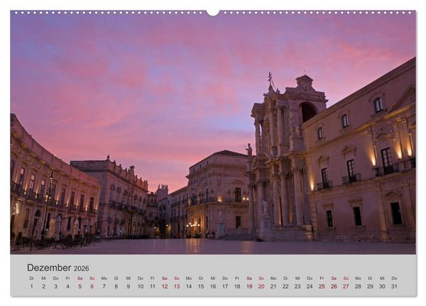 Produktbild: Sizilien 2026 (Wandkalender 2026 DIN A2 quer), CALVENDO Monatskalender