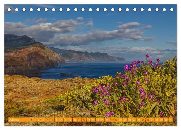 Produktbild: Madeira - Fr&uuml;hlingsinsel im Atlantik (Tischkalender 2026 DIN A5 quer), CALVENDO Monatskalender