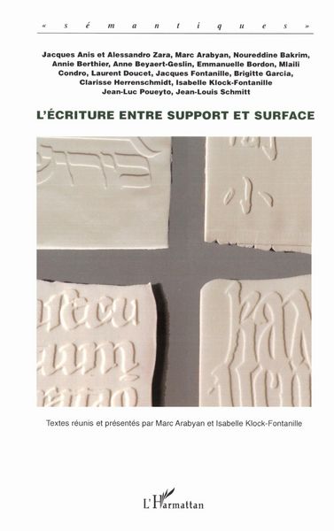 Produktbild: L'&eacute;criture entre support et surface