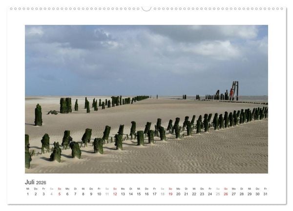 Produktbild: Wangerooge. Der Charme des Ostanlegers (hochwertiger Premium Wandkalender 2026 DIN A2 quer), Kunstdruck in Hochglanz