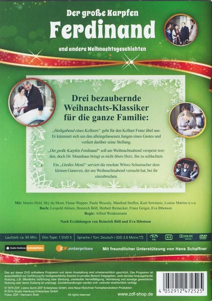 Produktbild: Der gro&szlig;e Karpfen Ferdinand und andere Weihnachtsgeschichten