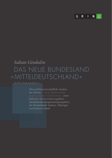 Produktbild: Das neue Bundesland "Mitteldeutschland"